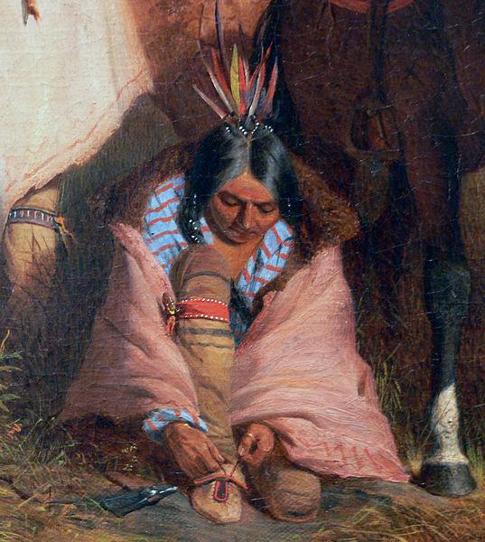 Charles Deas A Group of Sioux, detail oil painting picture